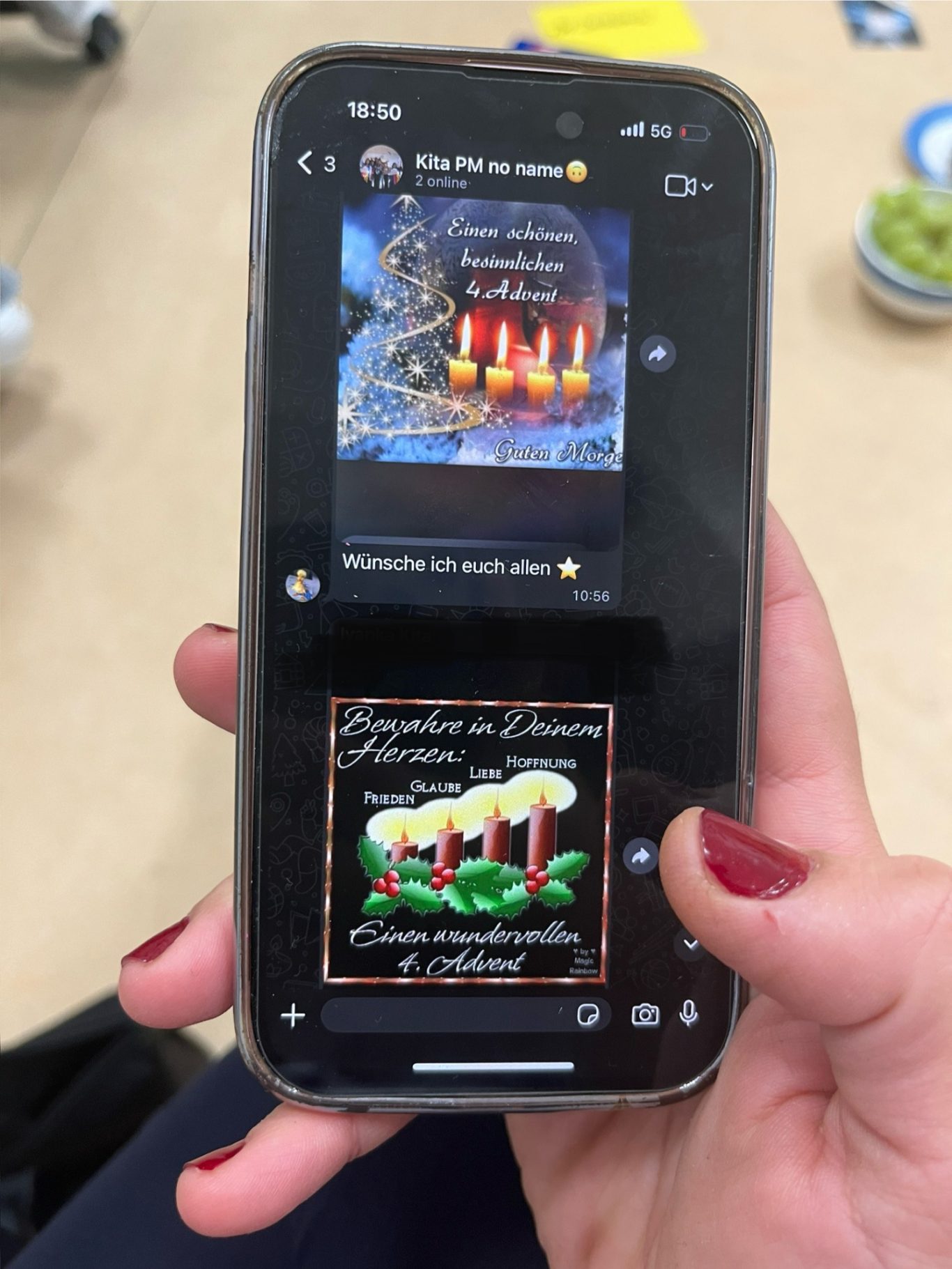 Ich liebe eure Weihnachtsgrüße